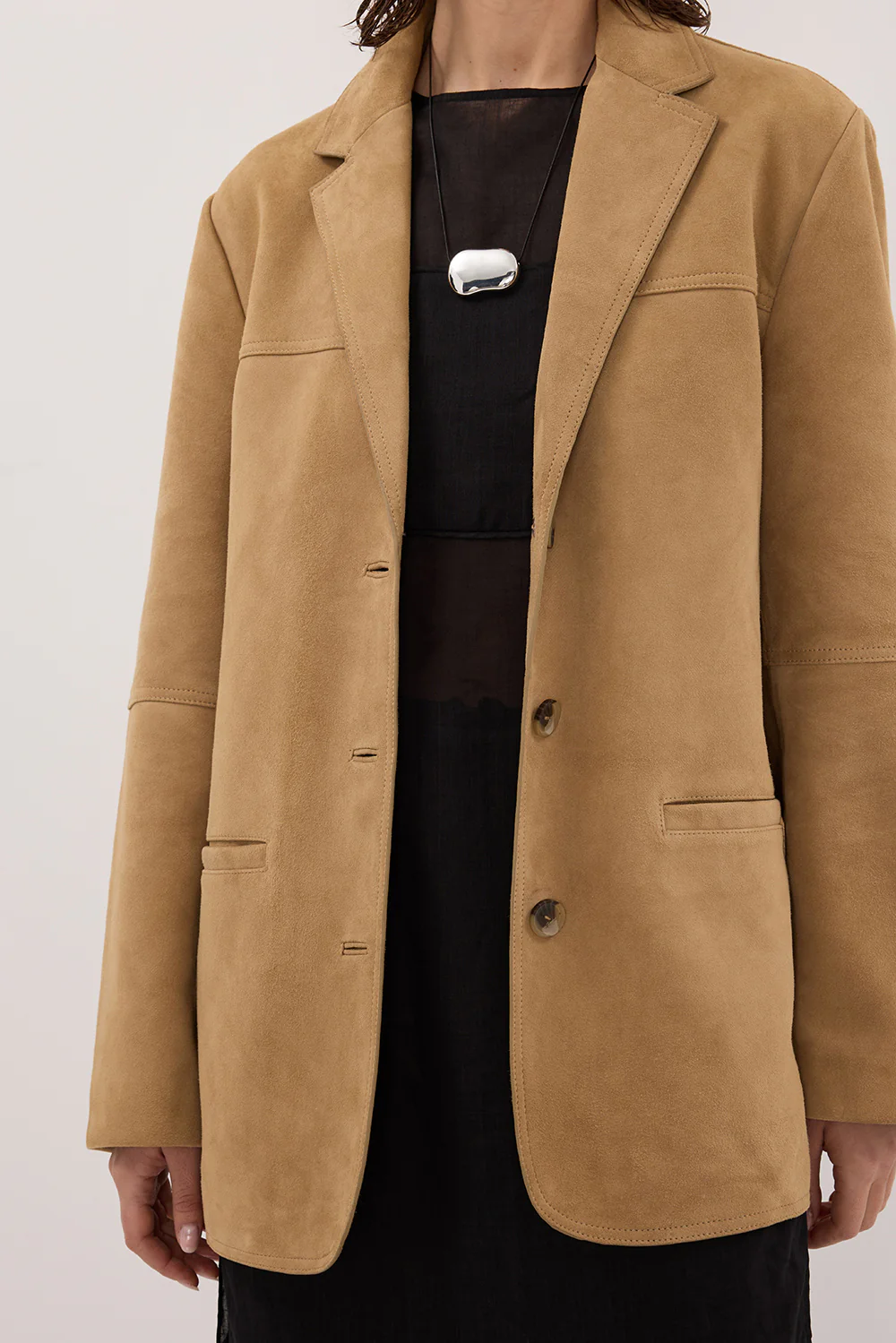 HENDRIX PAMPAS OVERSIZED SUEDE LEATHER JACKET - Yukikoi