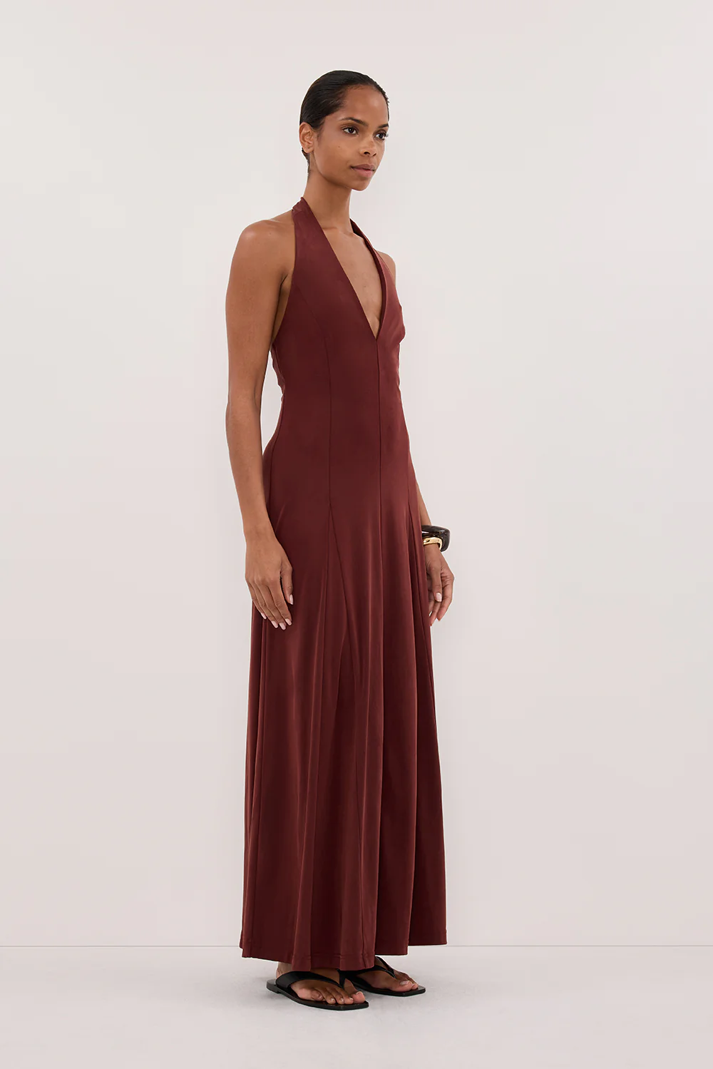 LYNN SAHARA HALTER MIDI DRESS - Yukikoi