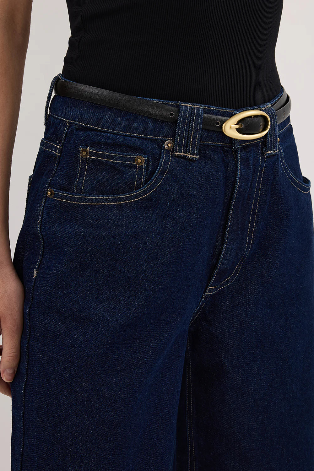 REAGAN 2.0 INDIGO TALL SLOUCHY JEAN - Yukikoi