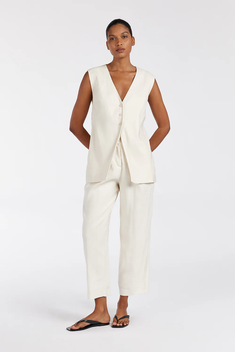 BRAX CREAM TAPERED PANT - Yukikoi