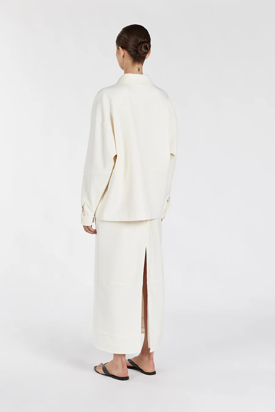 JAC CREAM MIDI SKIRT - Yukikoi