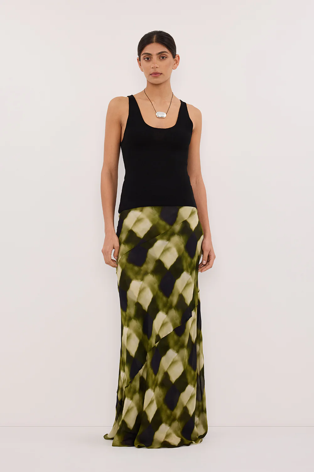 BRONX MOSS MIDI SKIRT - Yukikoi