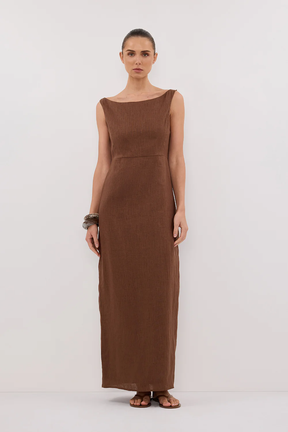 JULE FONDANT LINEN MIDI DRESS - Yukikoi