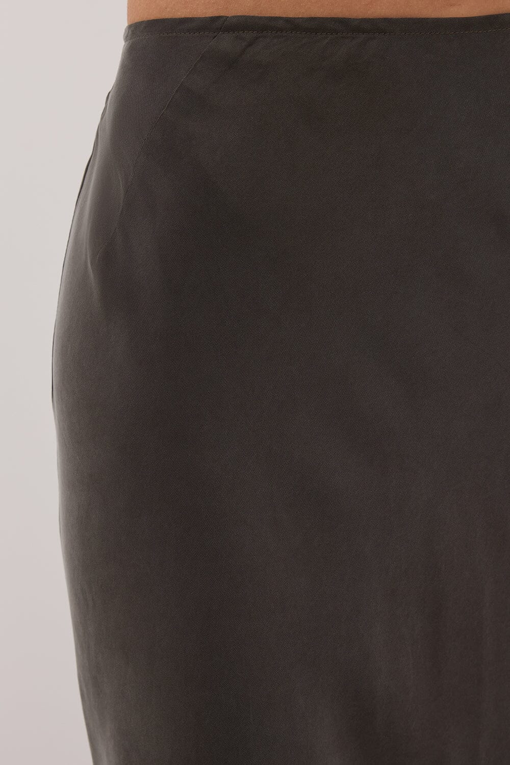 ADDISON PETROL BIAS CUPRO MAXI SKIRT - Yukikoi