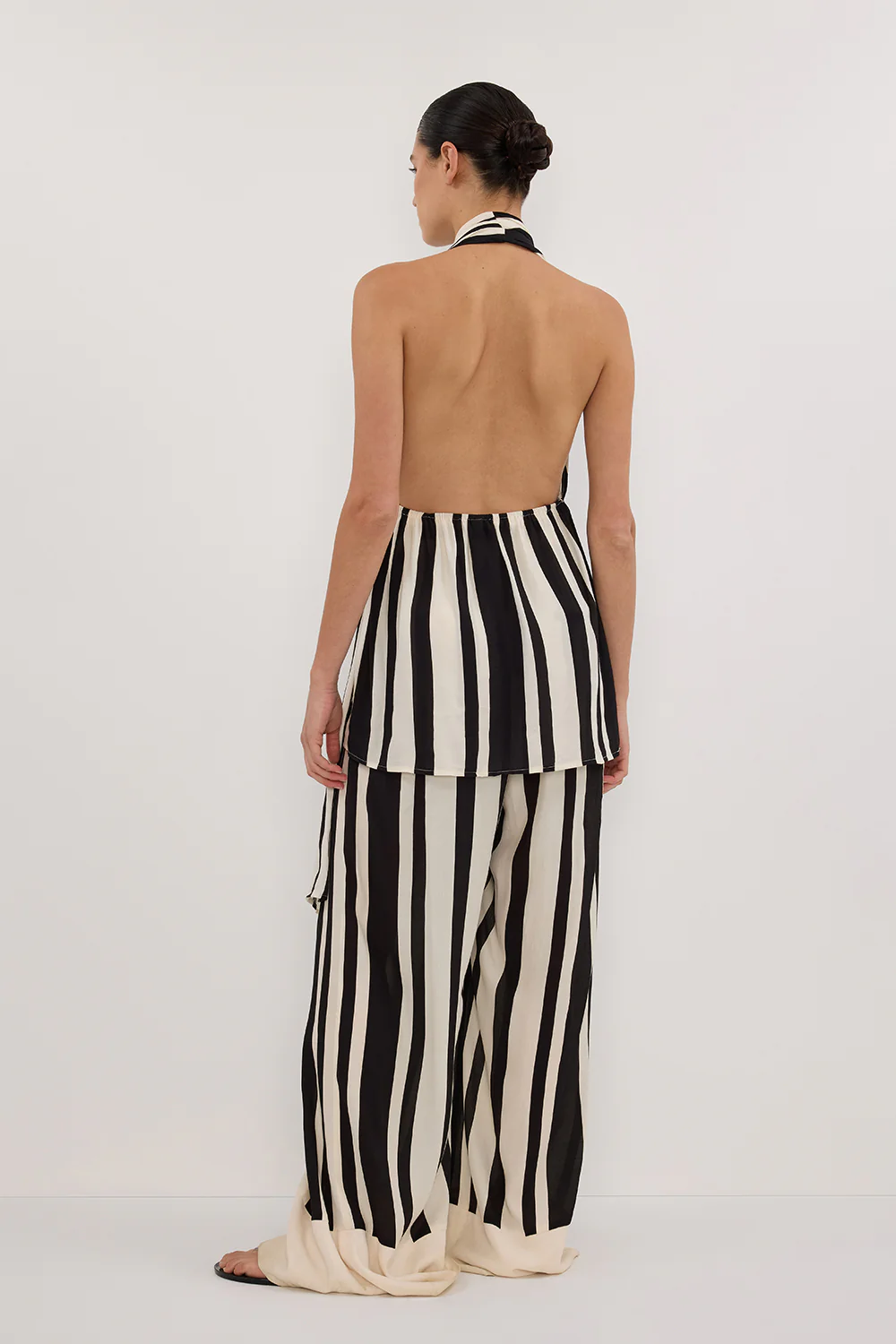 BEAU BLACK STRIPE PANT - Yukikoi
