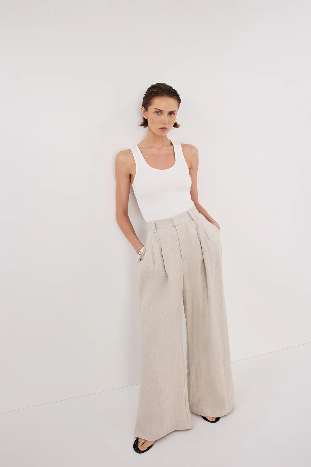 HOLDEN NATURAL LINEN PANT - Yukikoi