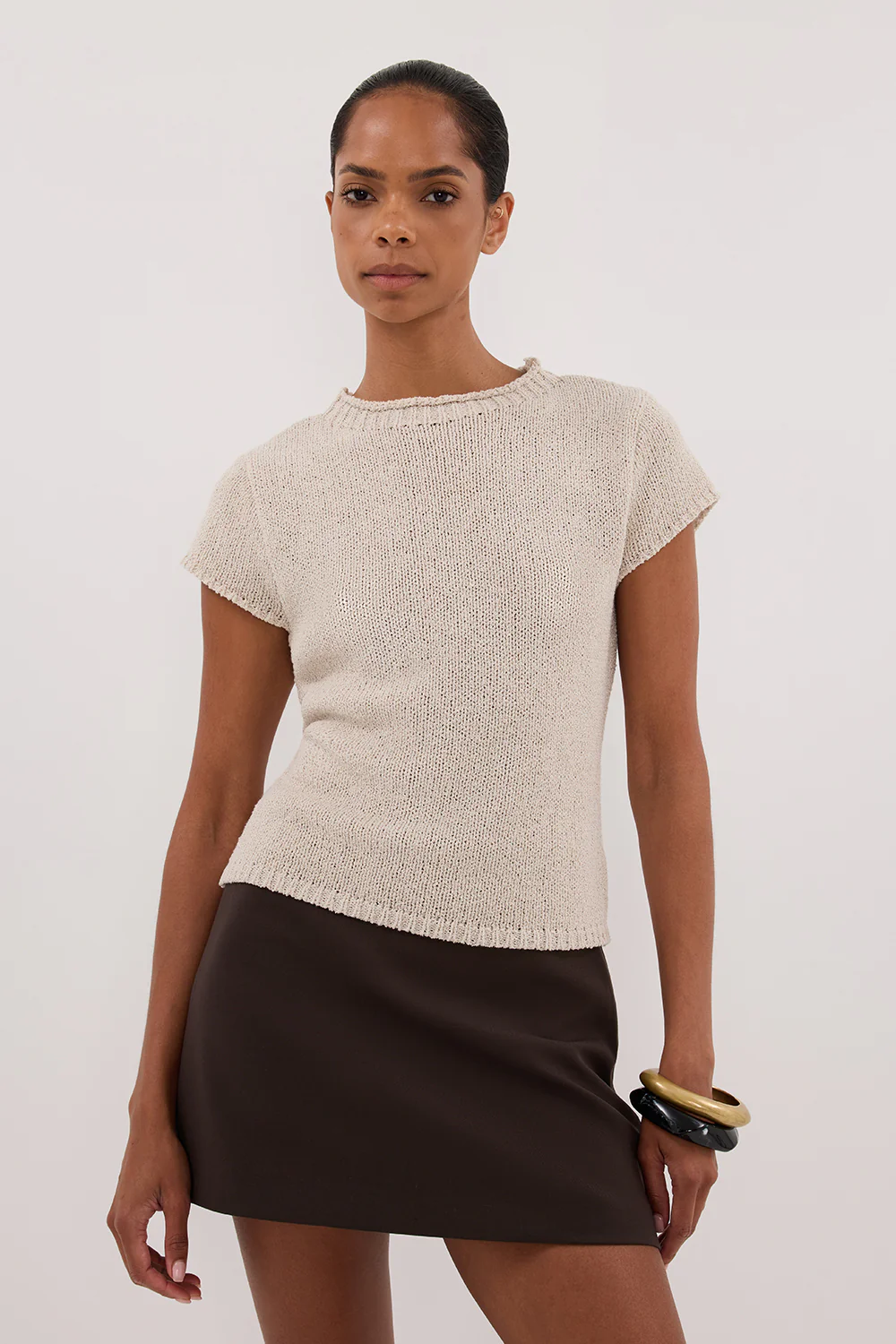 LEO CHALK KNIT TOP - Yukikoi