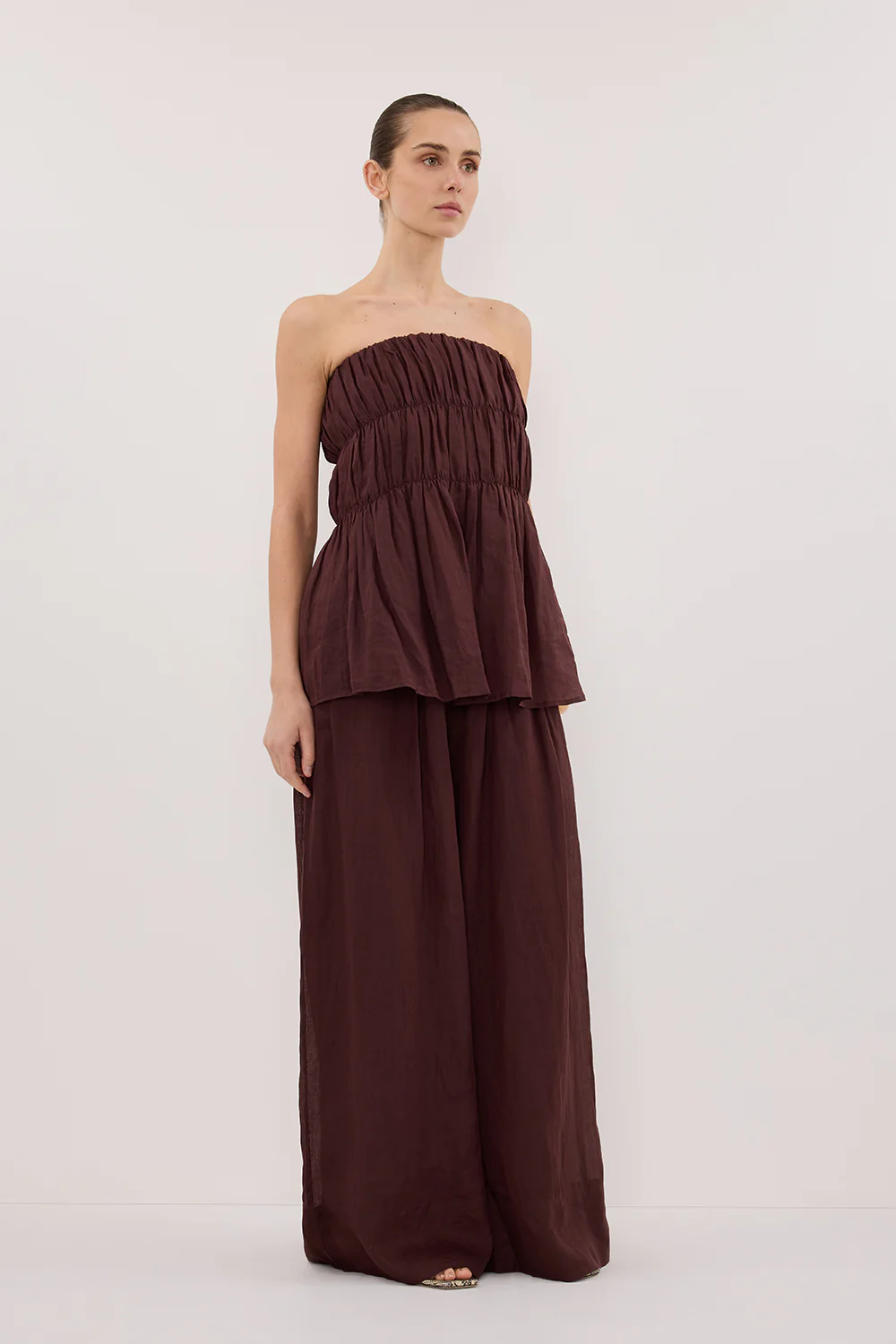 CARMEL WALNUT RAMIE PANT - Yukikoi