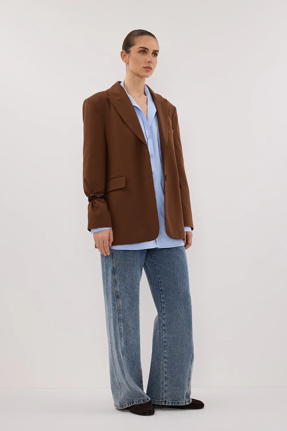 HARLEY RUST BOYFRIEND BLAZER - Yukikoi