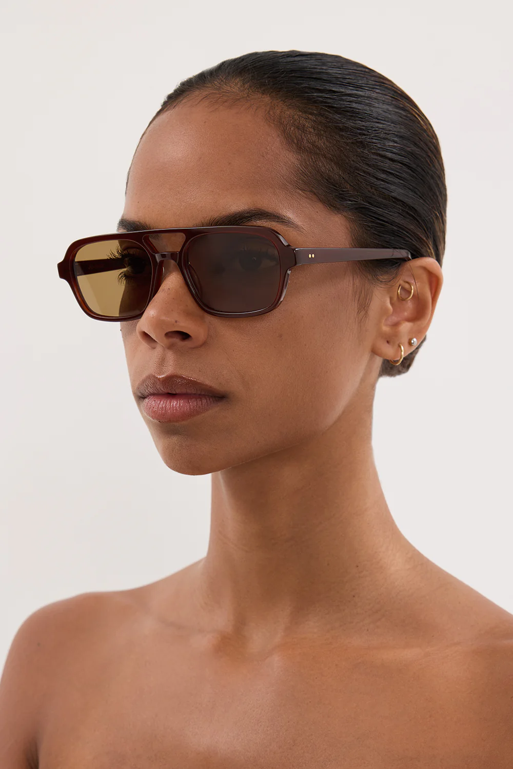 LUV LOU THE DUSTY AUBURN SUNGLASSES - Yukikoi