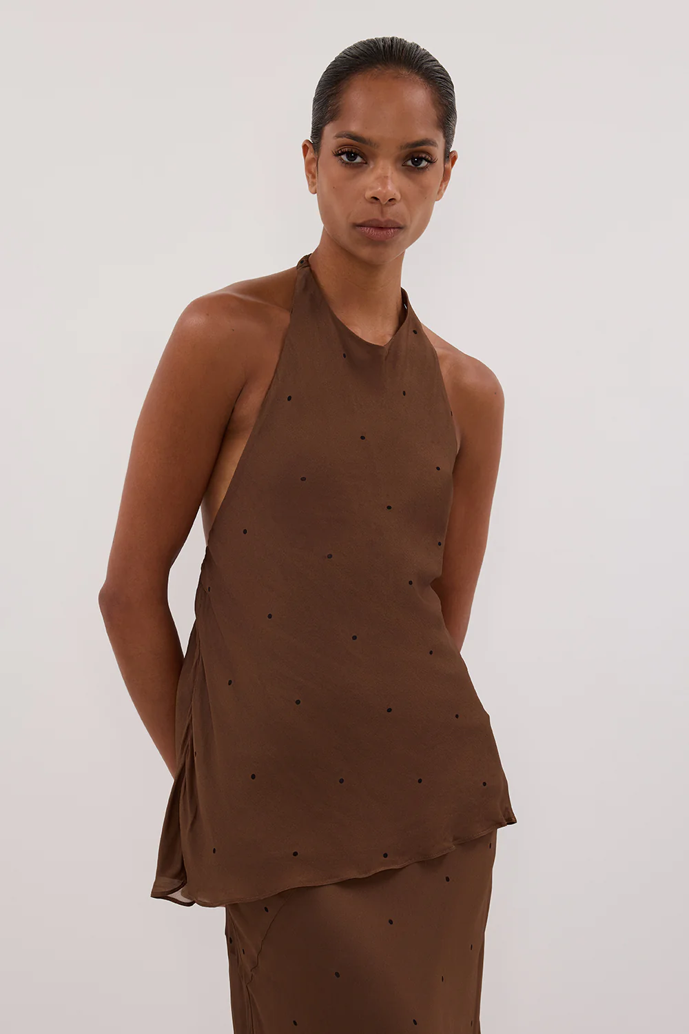 MELROSE FONDANT HALTER TOP - Yukikoi