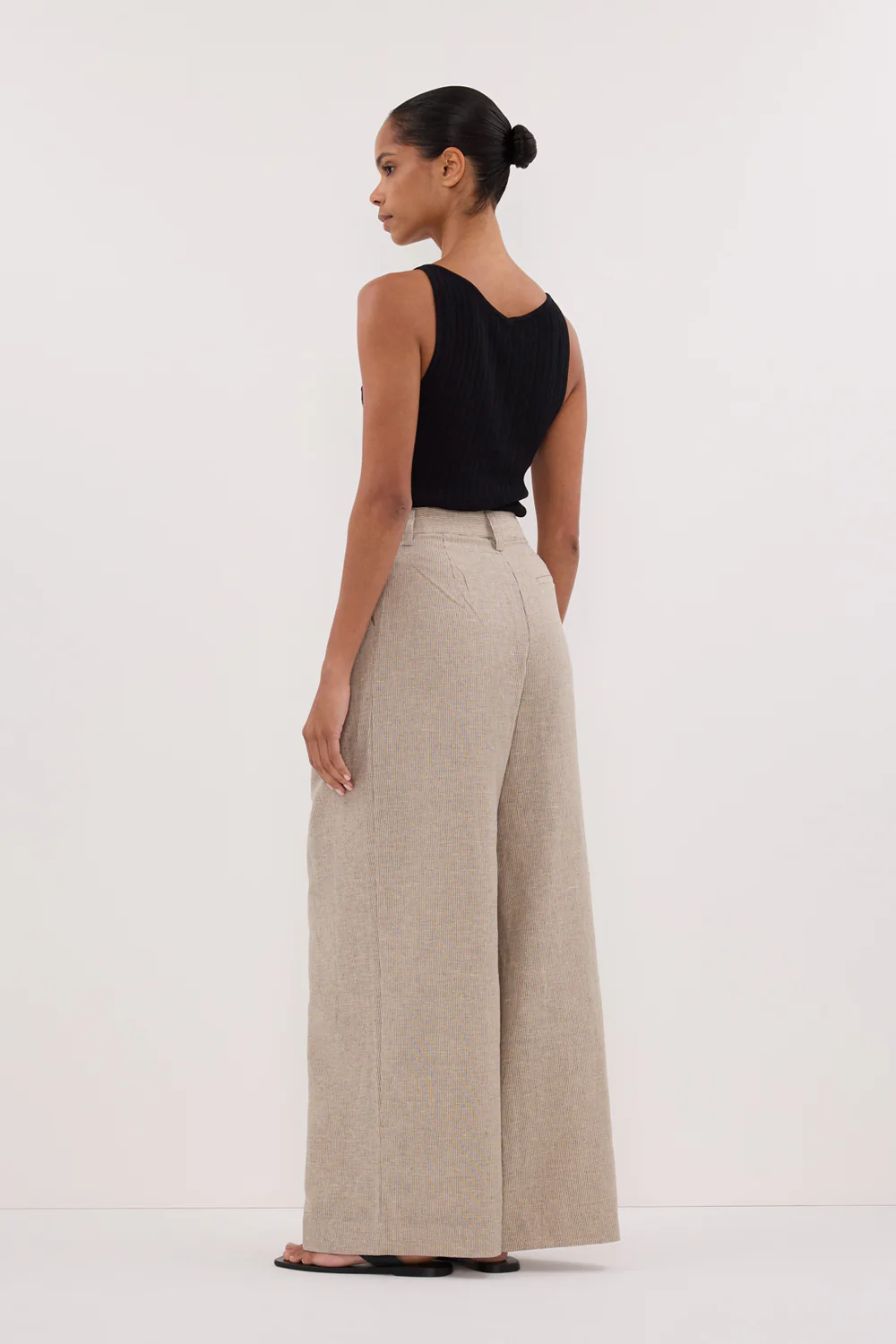 ELIAS OAT LINEN BLEND PANT - Yukikoi