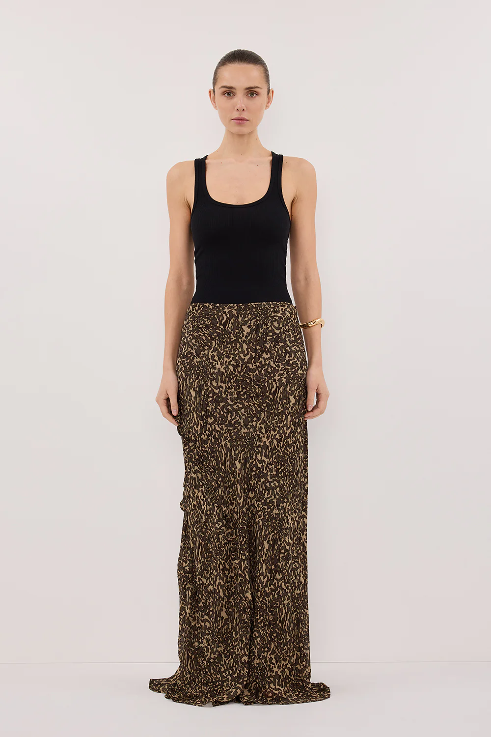 MARVILLA CHOC MIDI SKIRT - Yukikoi