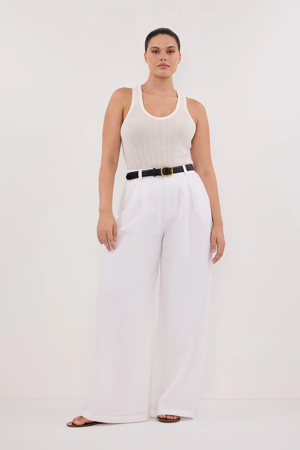 HOLDEN WHITE LINEN PANT - Yukikoi