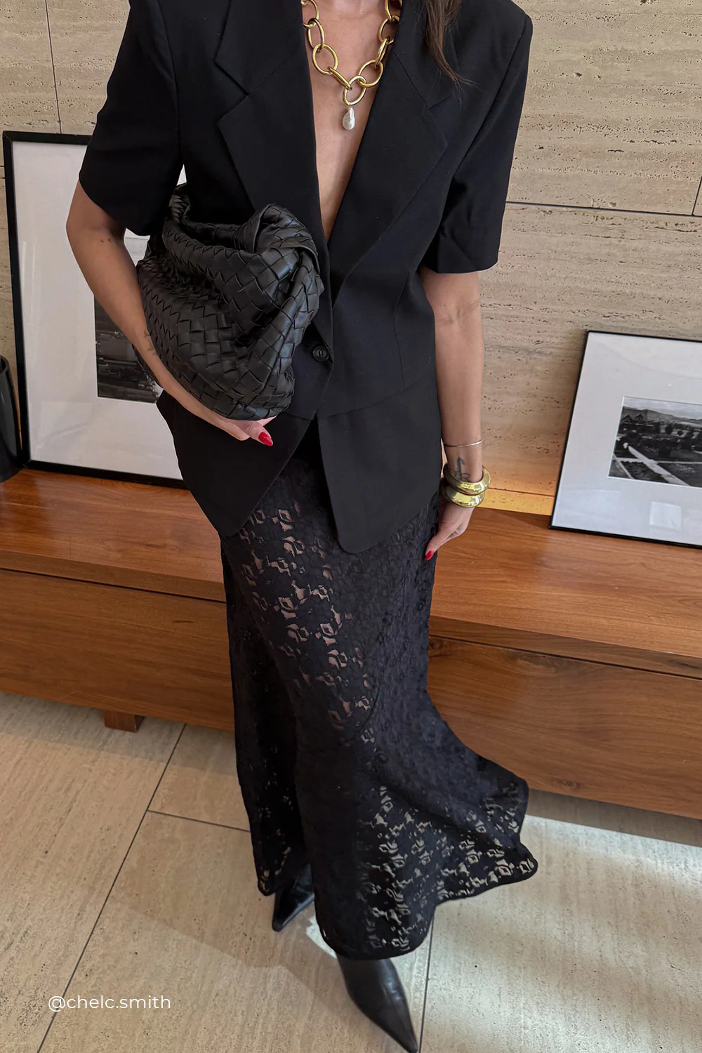 RITA BLACK SHORT SLEEVE BLAZER - Yukikoi