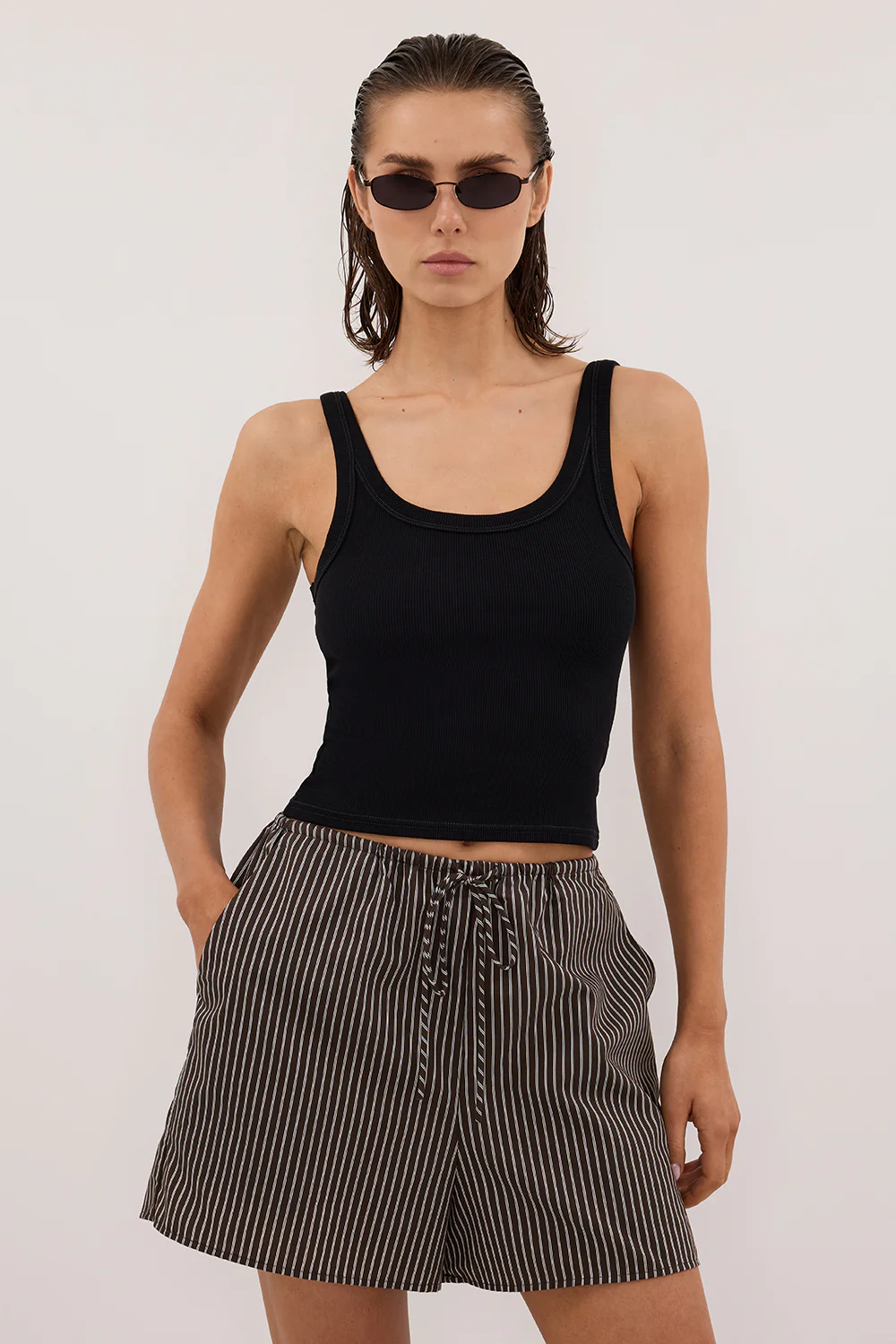 PALMA BITTER CHOC SILK BLEND SHORT - Yukikoi