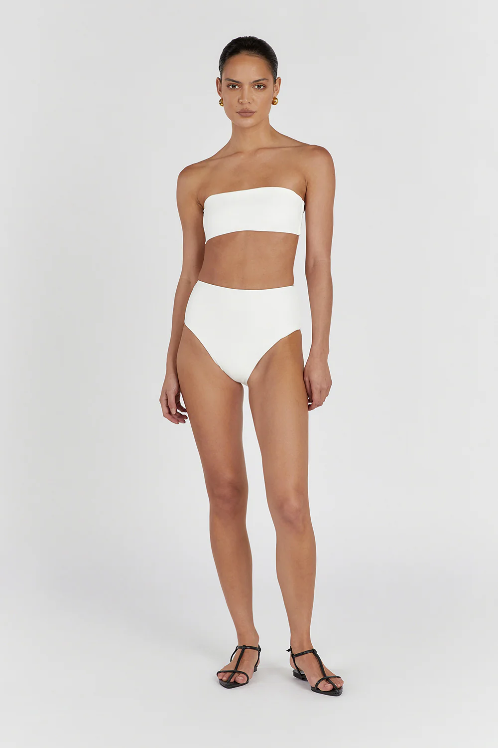 CALLIE OFF WHITE HIGH WAISTED BRIEF - Yukikoi