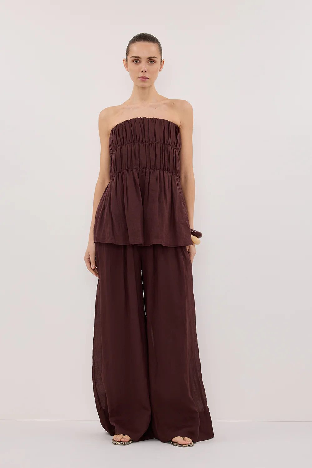 CARMEL WALNUT RAMIE PANT - Yukikoi