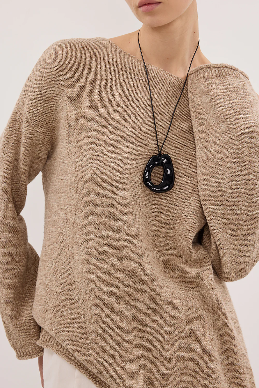 ALIZA NATURAL LONG SLEEVE KNIT JUMPER - Yukikoi