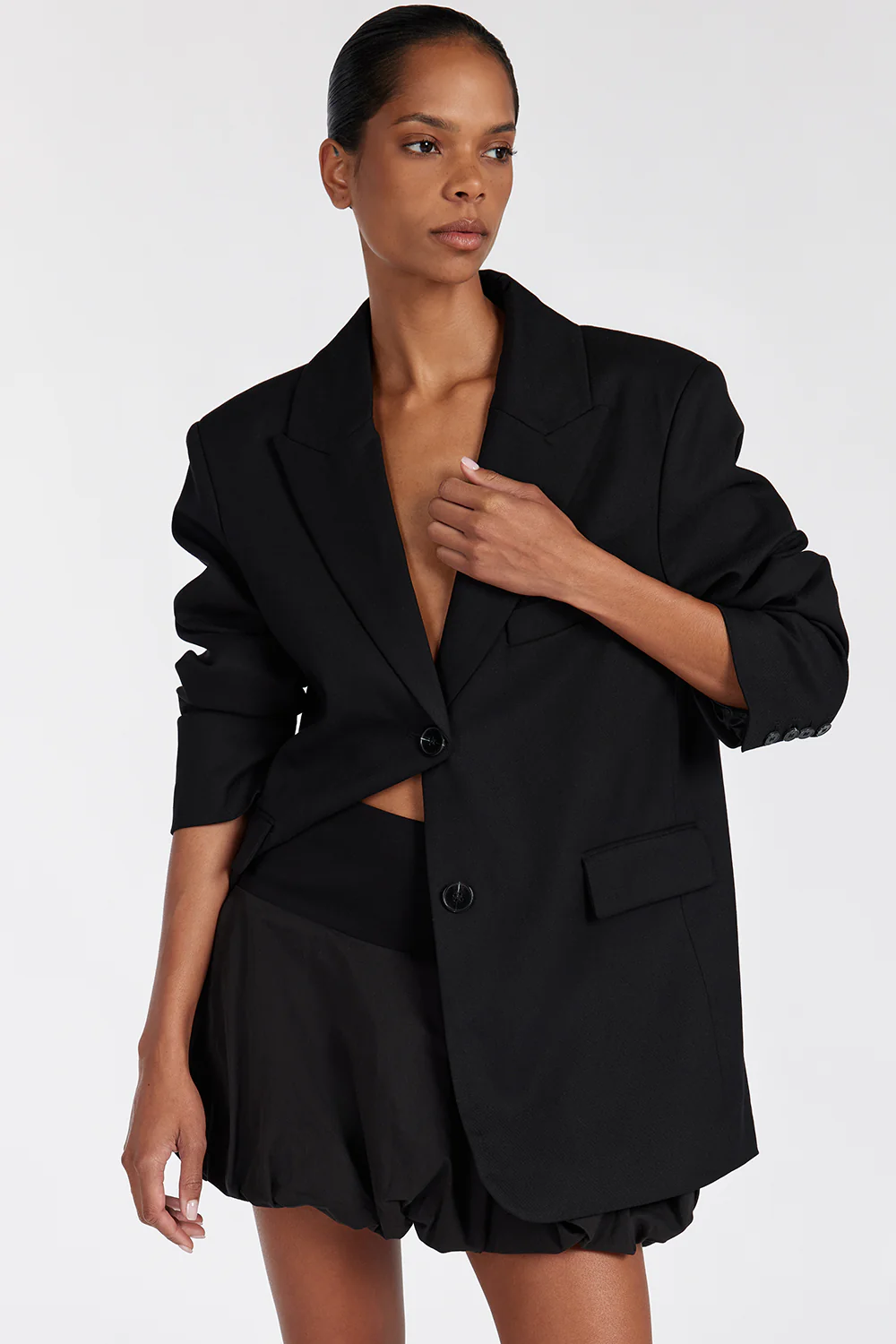 RUEBEN BLACK MINI SKIRT - Yukikoi