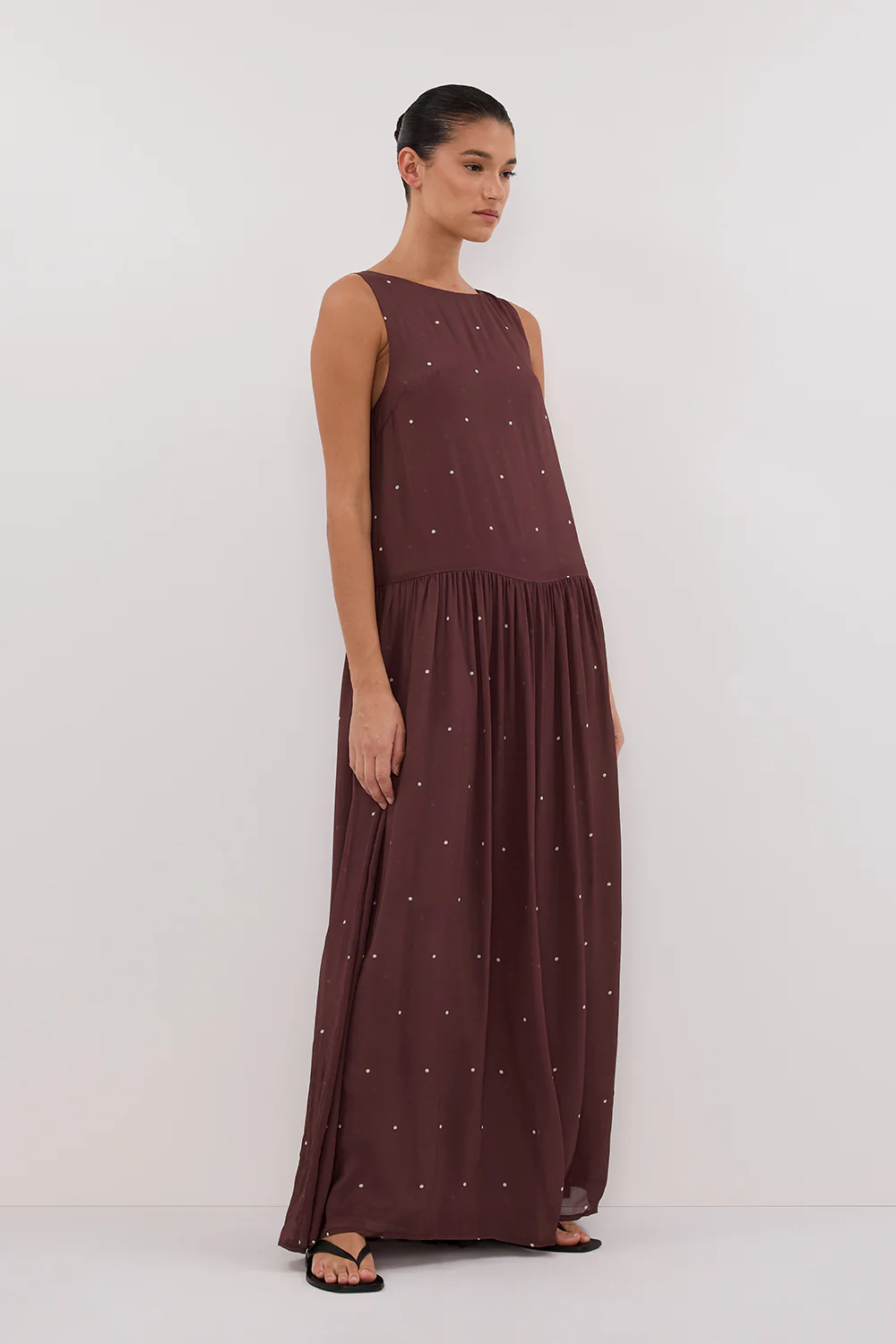 MELROSE WALNUT MIDI DRESS - Yukikoi