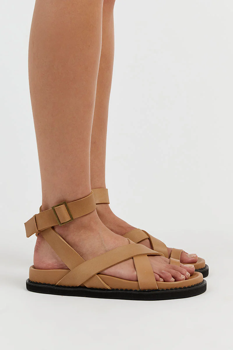 THE BALI TAILOR LENI TAN SANDAL - Yukikoi