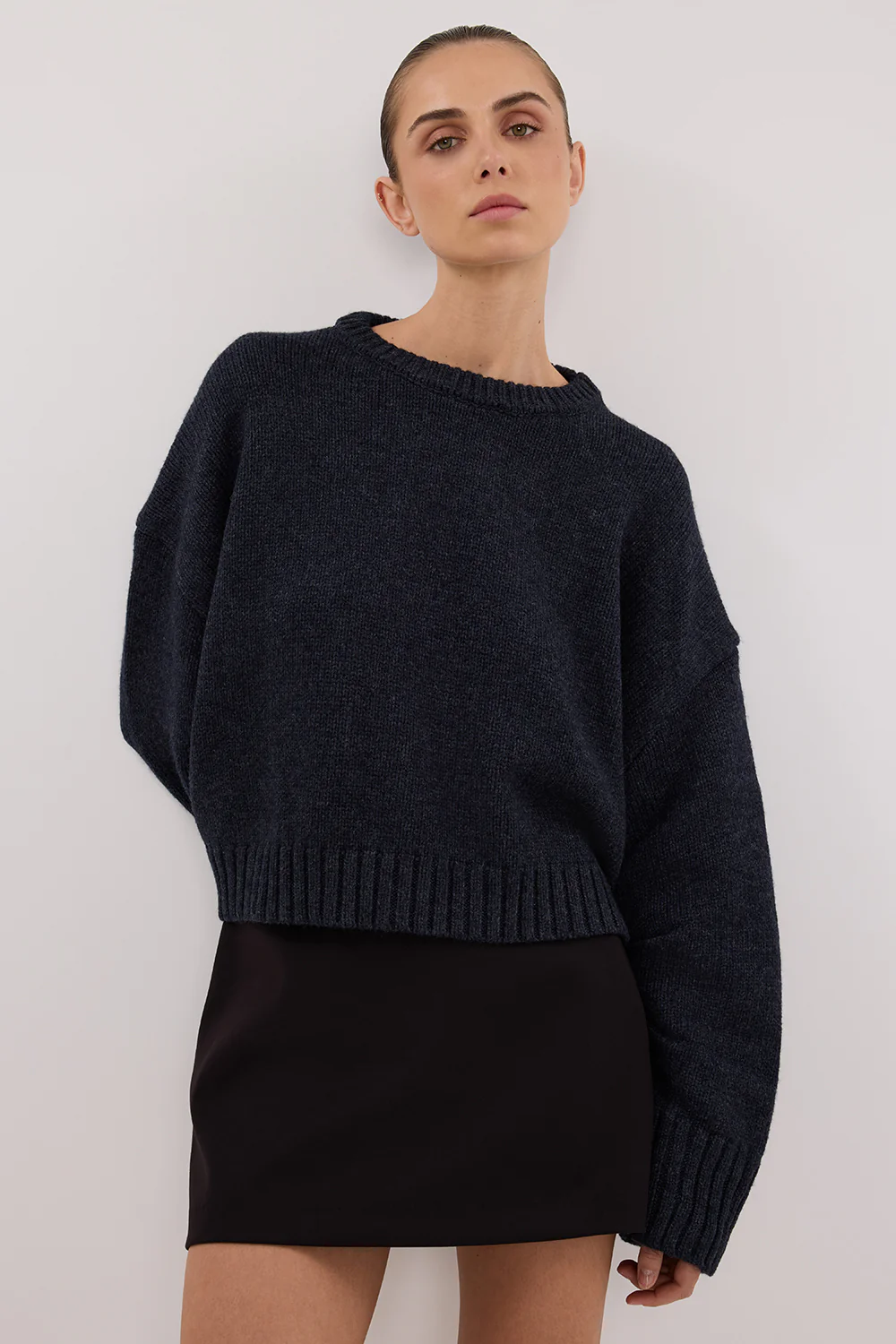 AMY INK CREW NECK KNIT JUMPER - Yukikoi