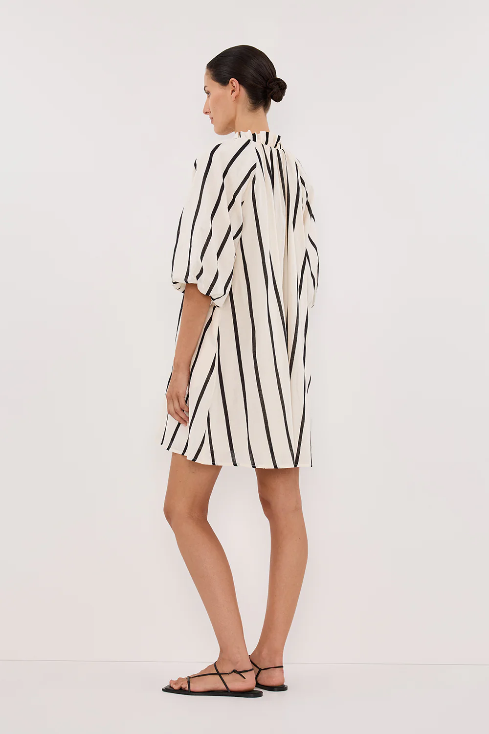 ELLIOT CREAM STRIPE SMOCK DRESS - Yukikoi