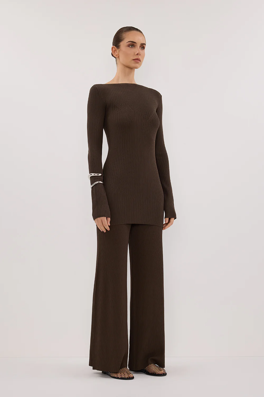 JOY DARK OLIVE KNIT PANT - Yukikoi