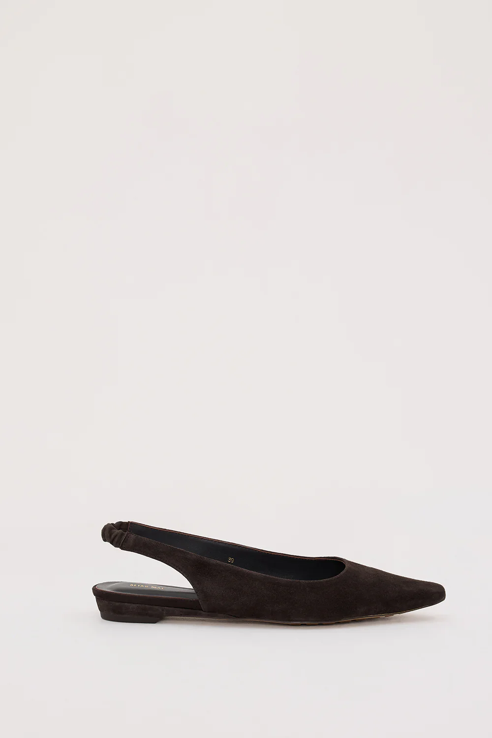 ALIAS MAE HAZEL CHOC SUEDE SLINGBACK FLAT - Yukikoi