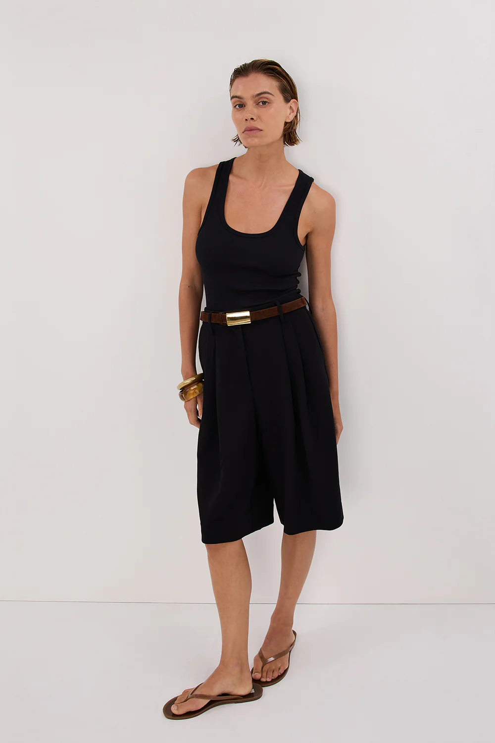 WESTWOOD BLACK BERMUDA SHORT - Yukikoi