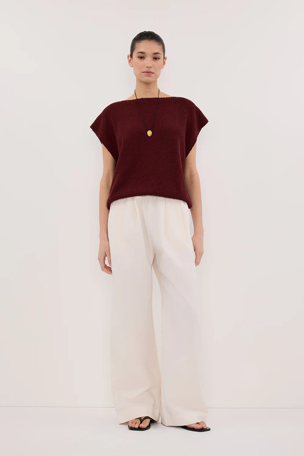 ASPEN SANGRIA KNIT TOP - Yukikoi