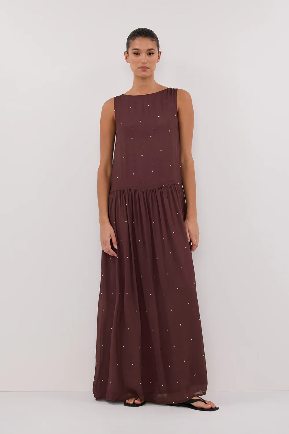 MELROSE WALNUT MIDI DRESS - Yukikoi