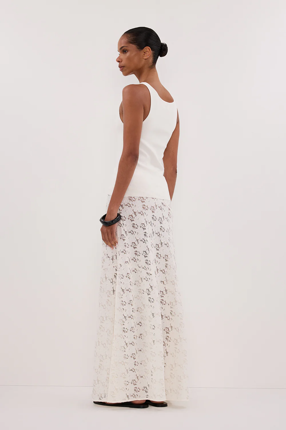 TROY WHITE KNIT TANK - Yukikoi