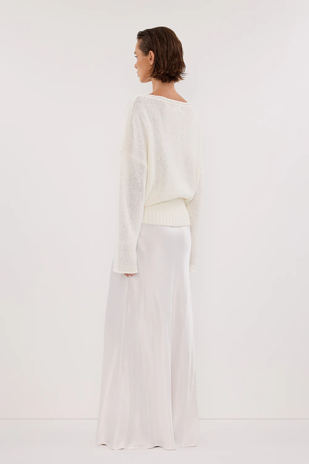 JULES WHITE LONG SLEEVE KNIT TOP - Yukikoi
