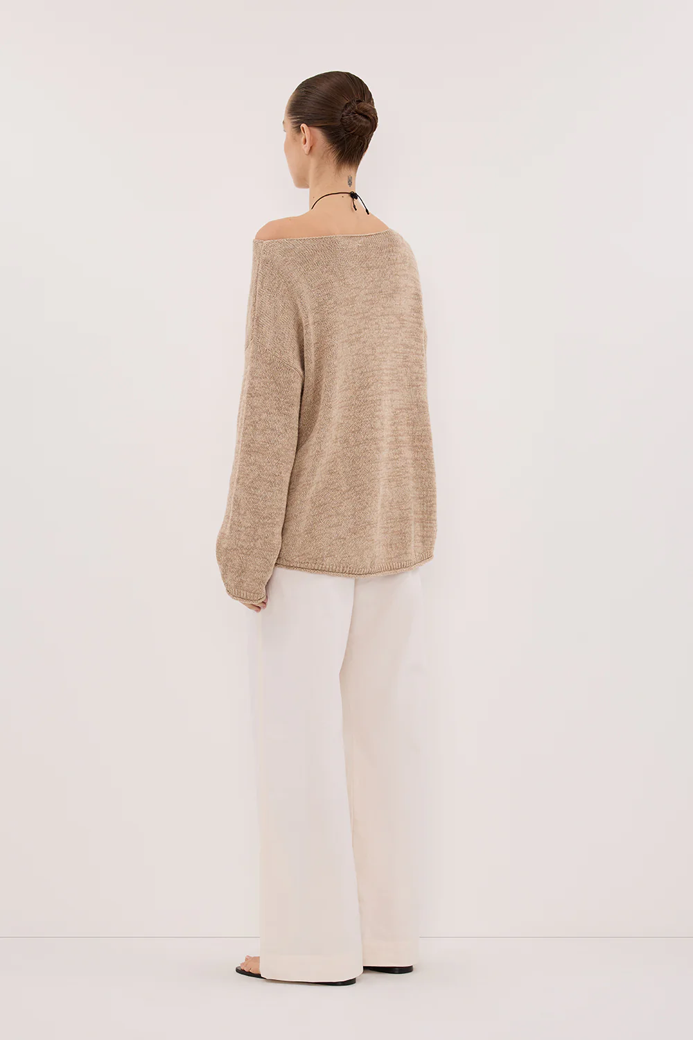 ALIZA NATURAL LONG SLEEVE KNIT JUMPER - Yukikoi