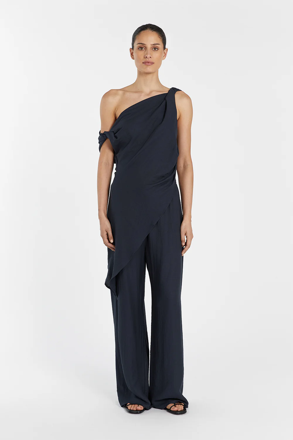 JOLIE SLATE MARLE DRAWSTRING PANT - Yukikoi