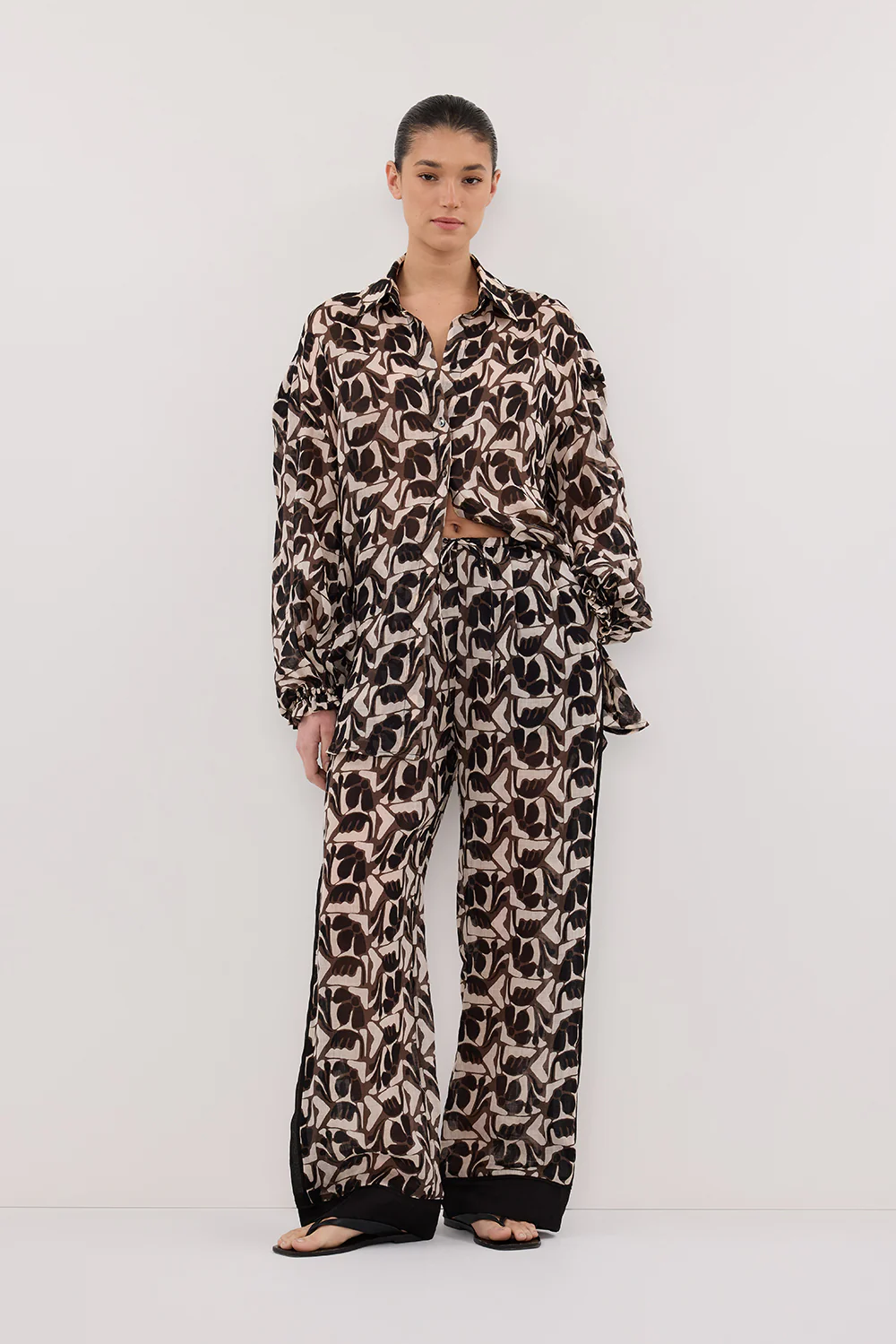 MAUI BITTER CHOC RAMIE PANT - Yukikoi