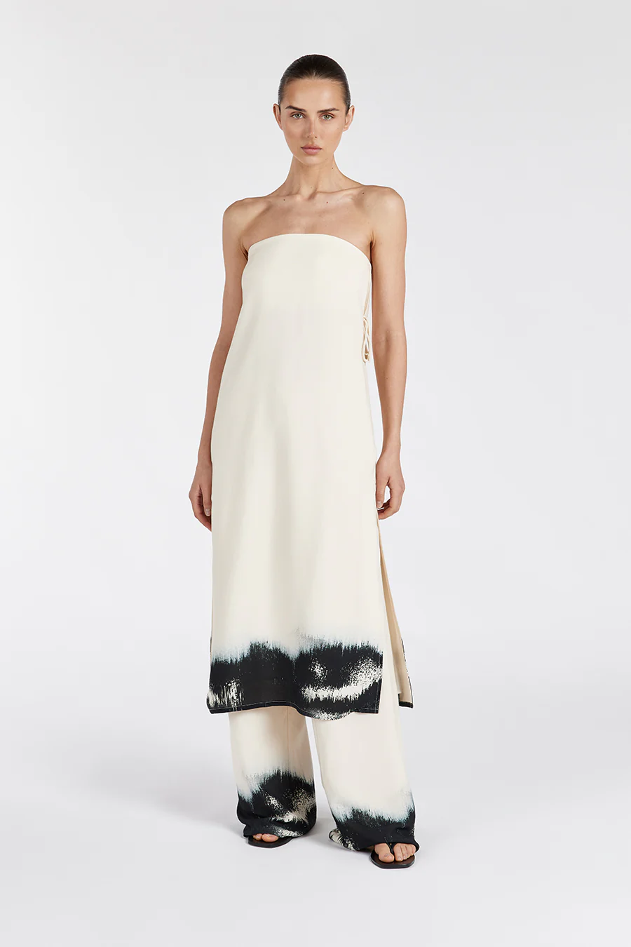 LILY CREAM PRINTED PANT - Yukikoi