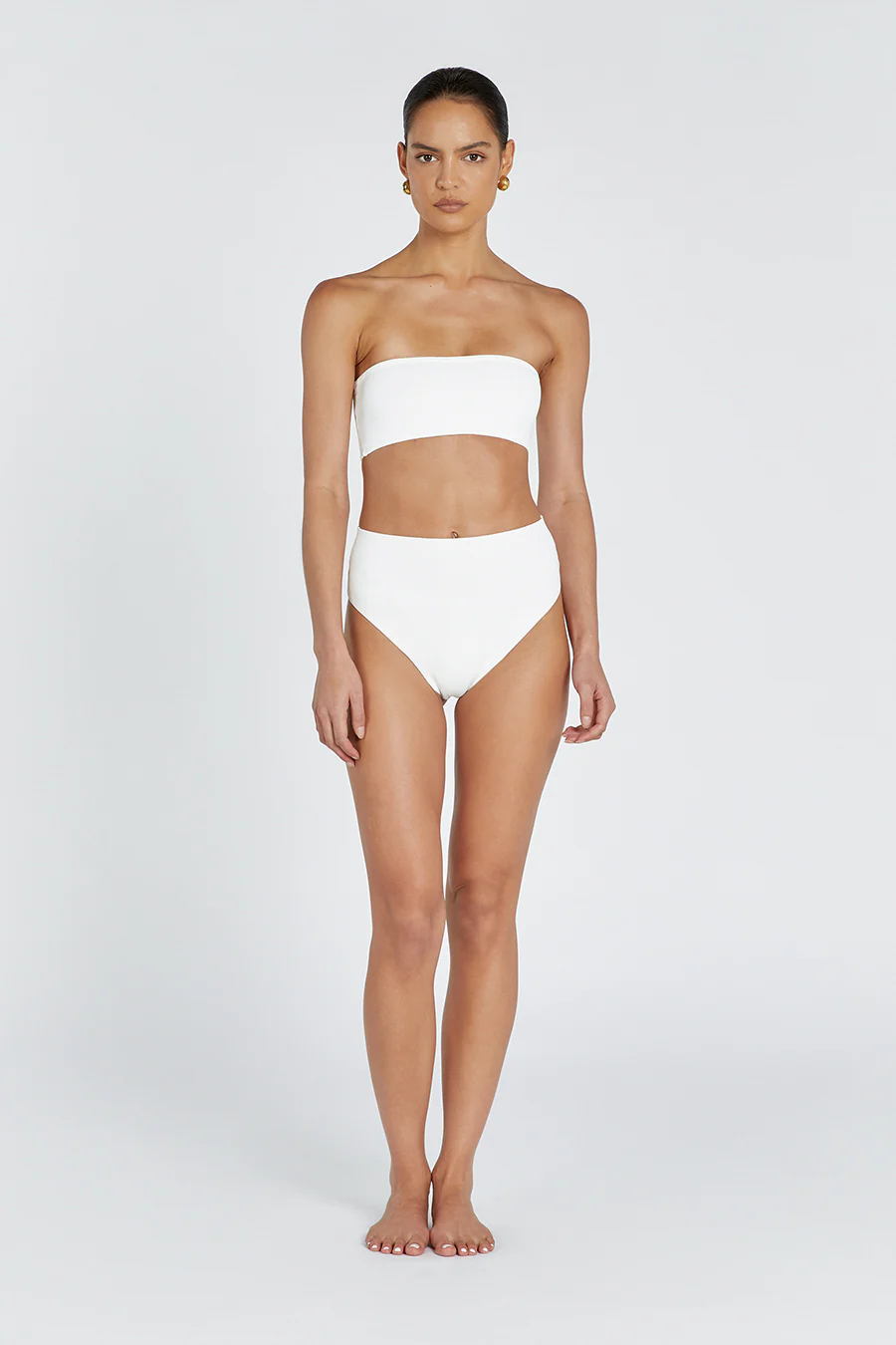 BASE OFF WHITE BANDEAU TOP - Yukikoi