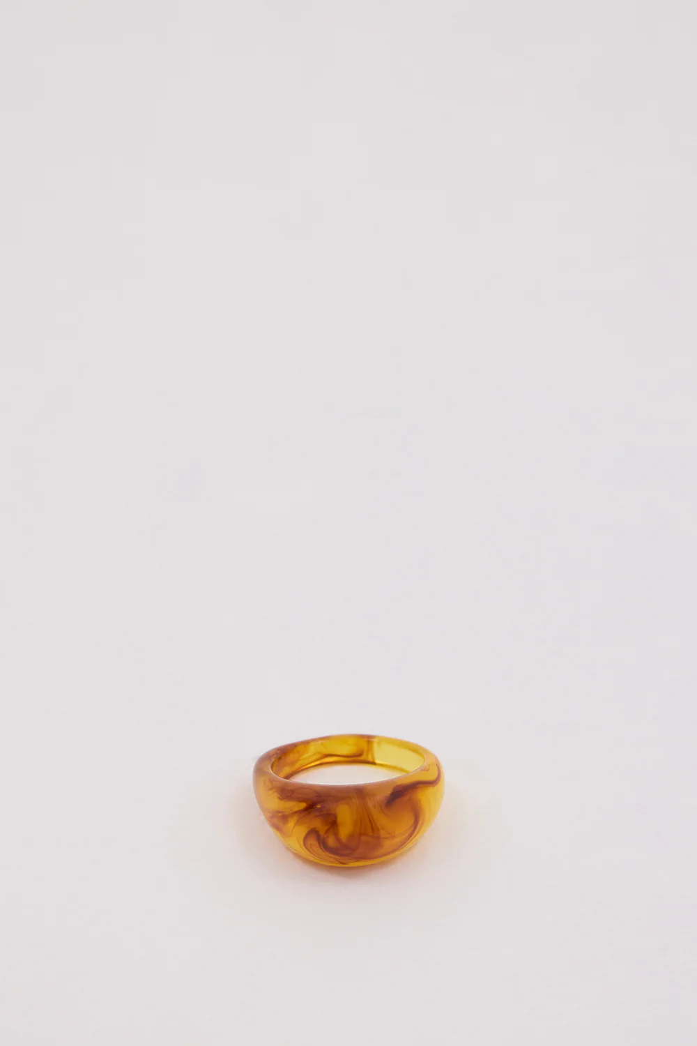 NOAH THE LABEL BROWN CHUNKY RESIN RING - Yukikoi