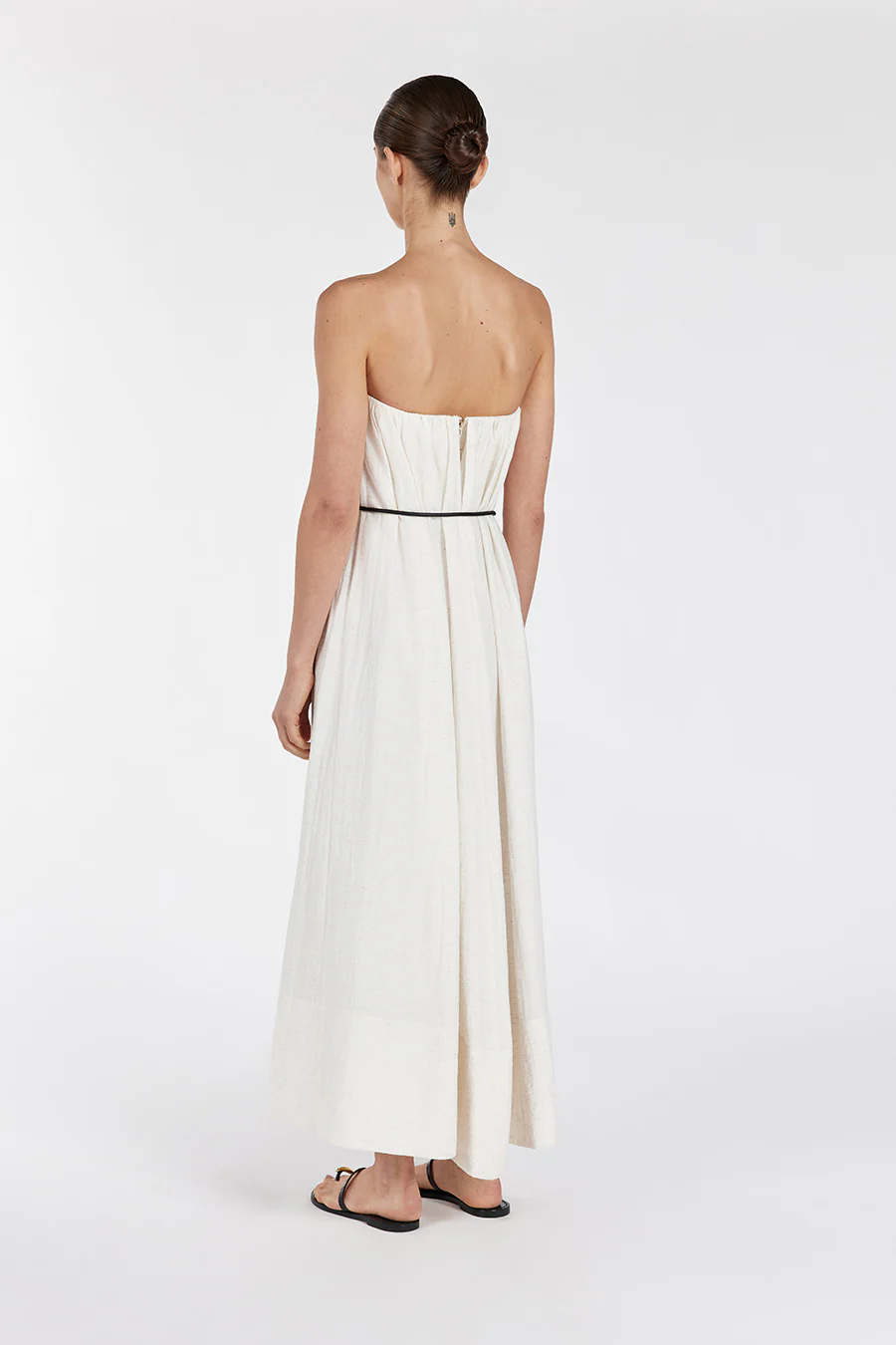 SHANIYA CREAM MARLE MIDI DRESS - Yukikoi