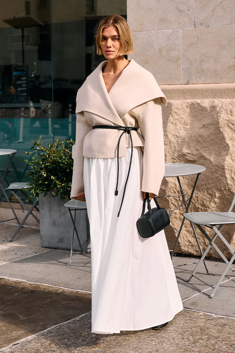 MARINA OFF WHITE MIDI SKIRT - Yukikoi