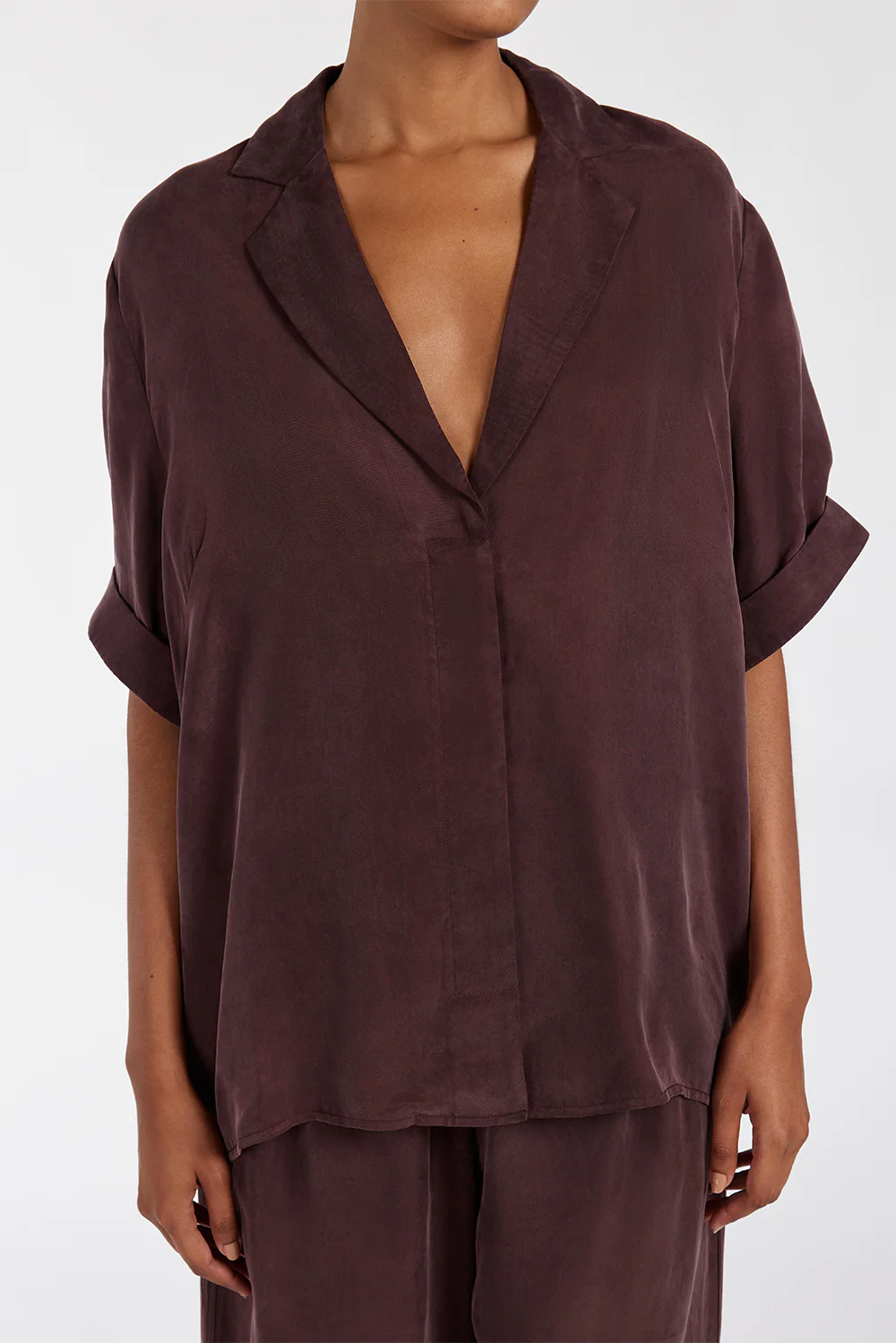 LIAM CURRANT CUPRO SHIRT - Yukikoi