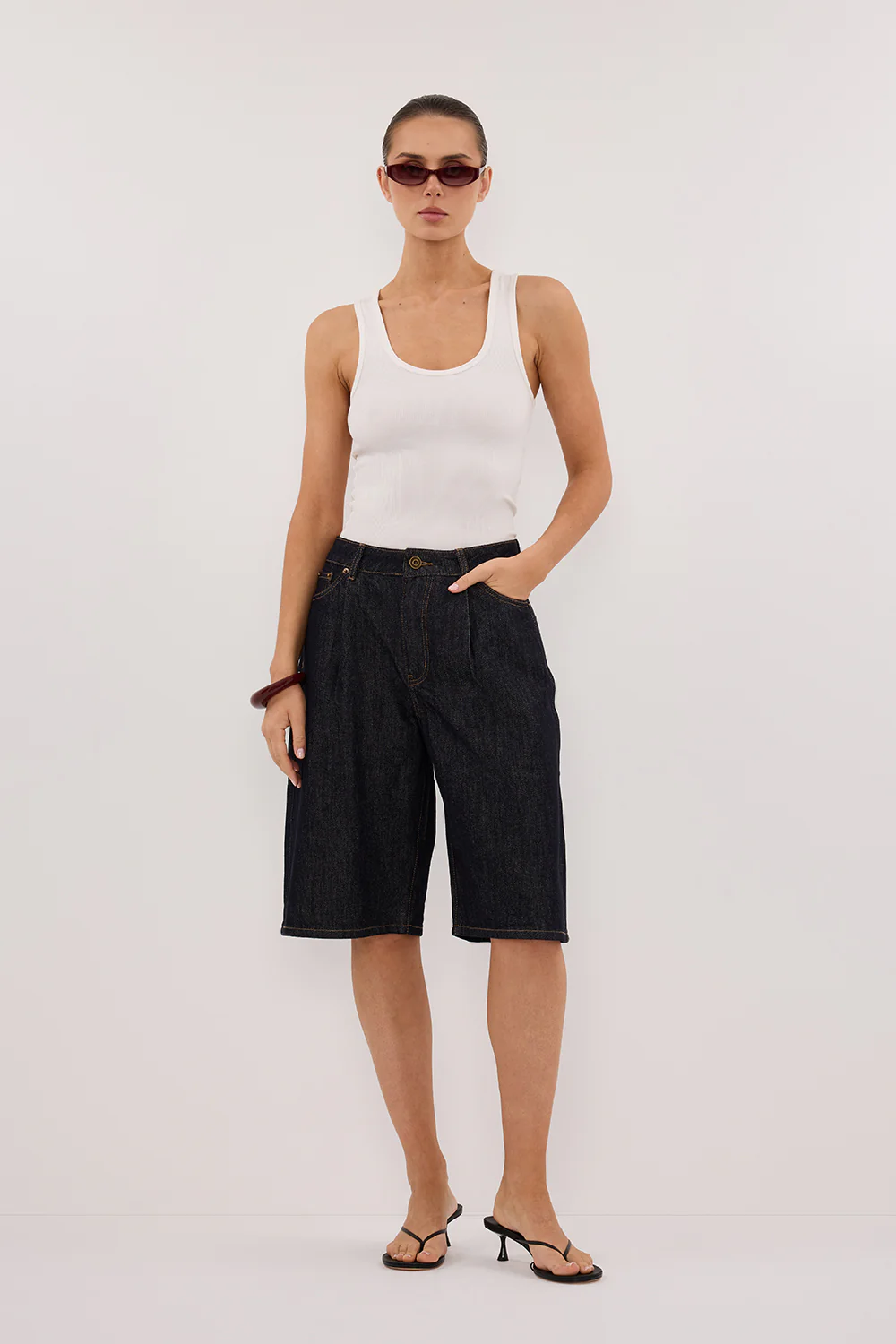 JACK RAW INDIGO DENIM BERMUDA SHORT - Yukikoi