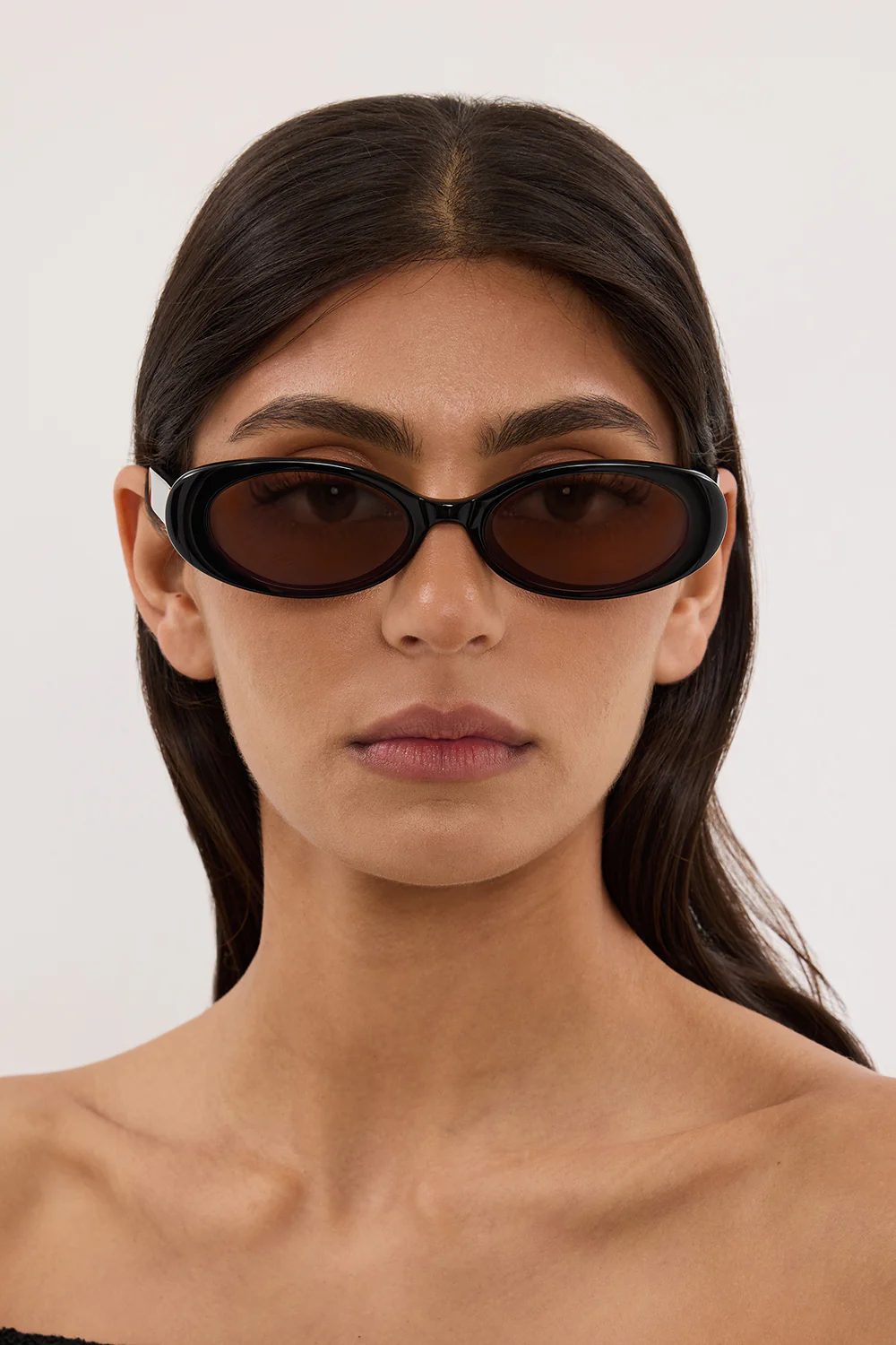 LUV LOU THE MORGAN BLACK SUNGLASSES - Yukikoi