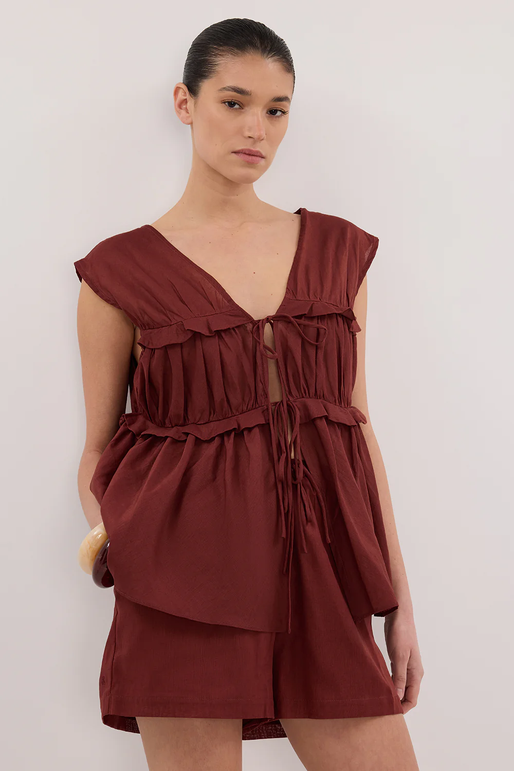 QUINN SAHARA LINEN SHORT - Yukikoi