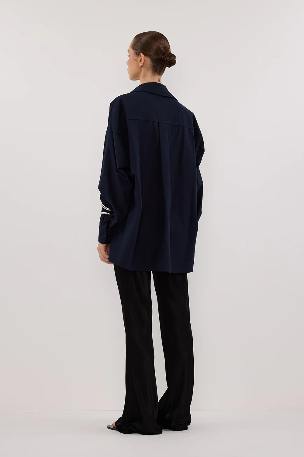 RHEA INK OVERSIZED COTTON SHIRT - Yukikoi