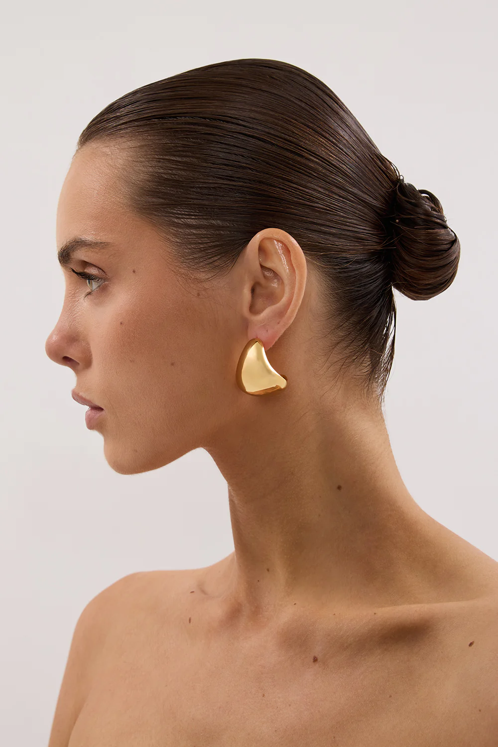 ANNA ROSSI THE ARCH EARRING GOLD - Yukikoi