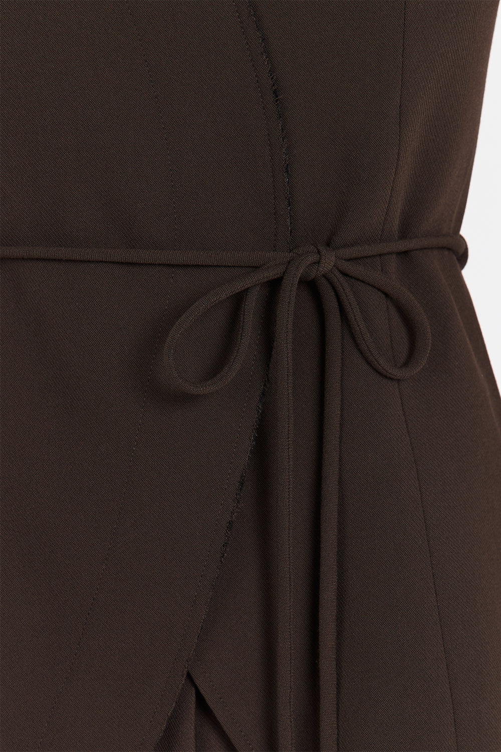 JULIE BITTER CHOC STRAPLESS TOP - Yukikoi